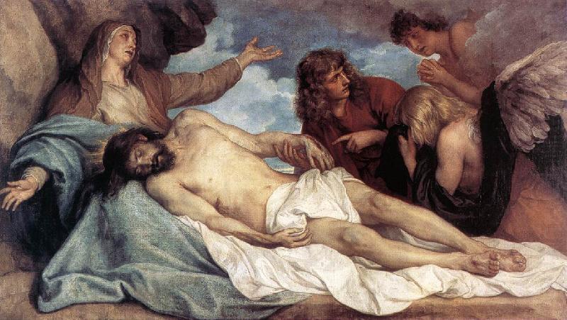 DYCK, Sir Anthony Van The Lamentation of Christ  fg oil painting picture